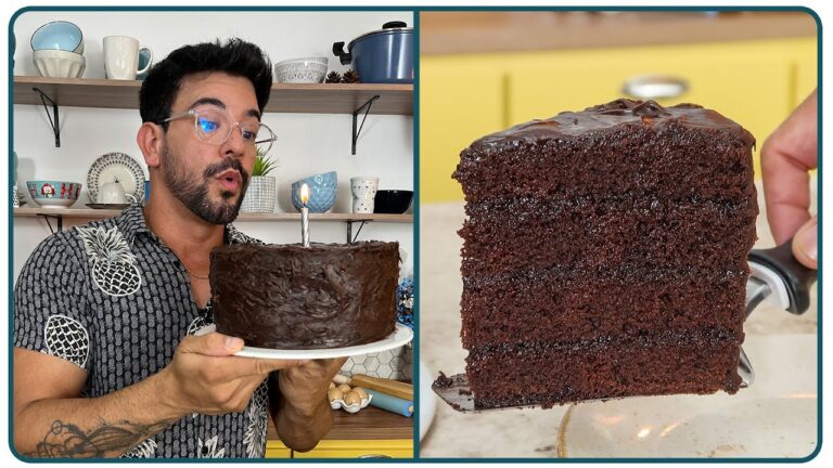 BOLO DE CHOCOLATE | ANIVERSÁRIO DO NANDU | Nandu Andrade