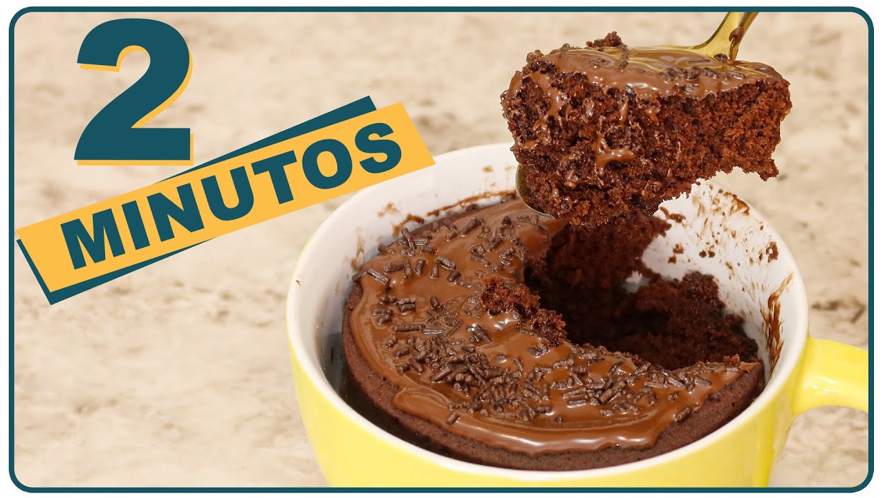 BOLO DE CHOCOLATE PRONTO EM 2 MINUTOS! Nandu Andrade