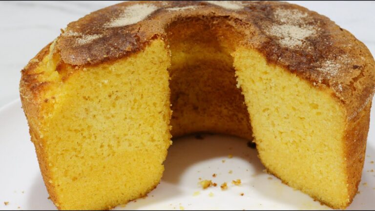 BOLO DE FUBÁ SEM TRIGO - COM UM TOQUE ESPECIAL QUE VAI FAZER TODA DIFERENÇA NO SEU BOLO