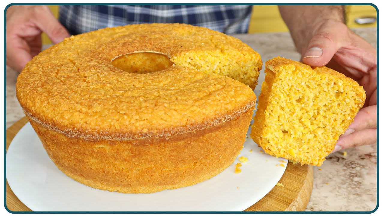 BOLO DE MILHO DE LATINHA NO LIQUIDIFICADOR | Nandu Andrade