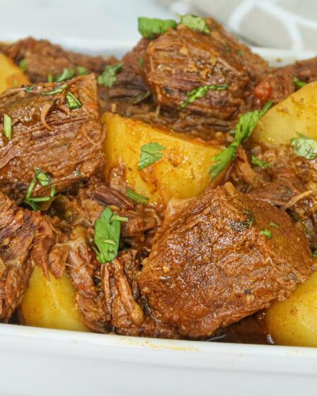 CARNE DE PANELA COM BATATAS FÁCIL E RÁPIDA DE FAZER