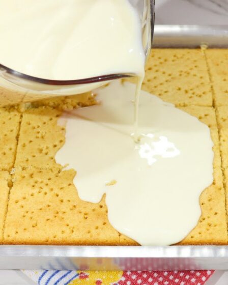 COLOQUE ISSO NO SEU BOLO! VOCÊ PRECISA FAZER ASSIM! TODOS AMAM! BOLO DE LEITE FOFINHO E MOLHADINHO
