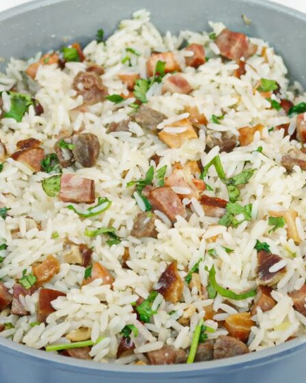 COMO FAZER ARROZ CARRETEIRO FÁCIL | Nandu Andrade