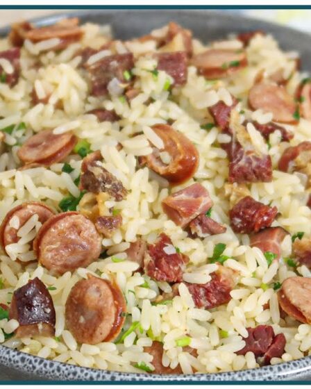 COMO FAZER ARROZ CARRETEIRO | Nandu Andrade