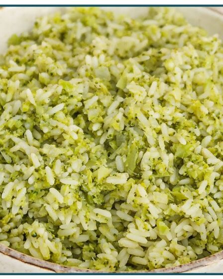 COMO FAZER ARROZ VERDE DE RESTAURANTE | Nandu Andrade