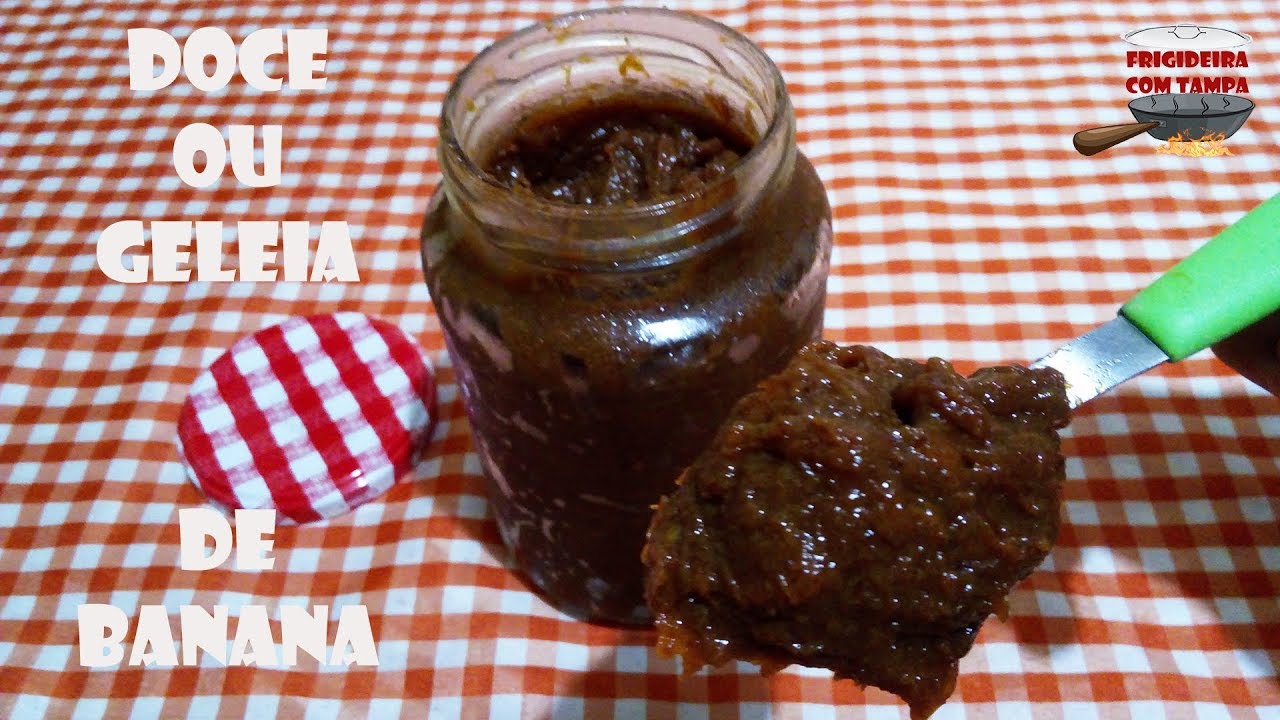 Como fazer Doce de Banana de 2 ingredientes | Geleia de Banana