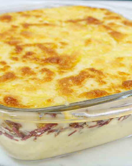 COMO FAZER ESCONDIDINHO DE CARNE SECA CREMOSO E FÁCIL