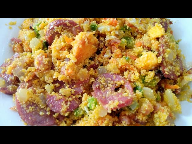 COMO FAZER FAROFA CASEIRA |Farofa PRA Festa ,Receitas simples