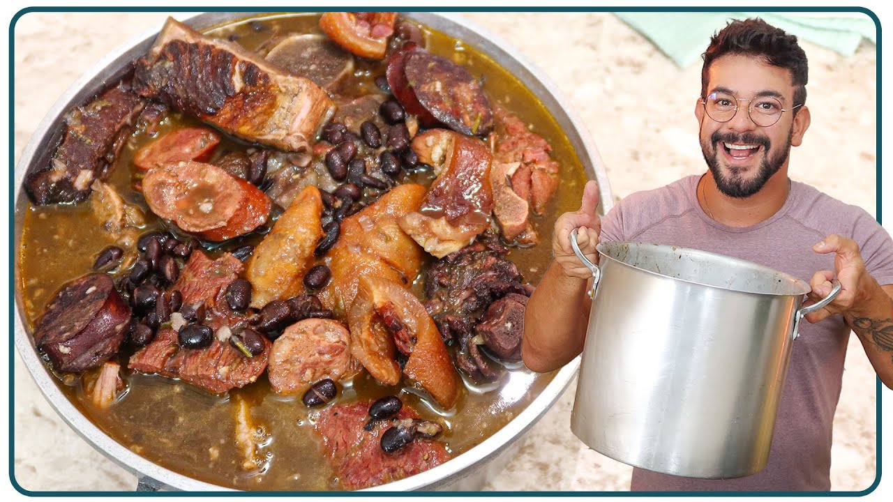 COMO FAZER FEIJOADA COMPLETA | Nandu Andrade
