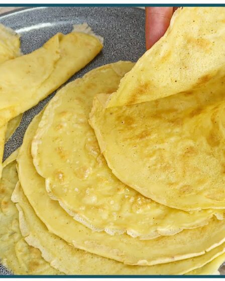 COMO FAZER MASSA DE PANQUECA SEM FARINHA DE TRIGO E SEM LEITE | PANQUECA SIMPLES | Nandu Andrade