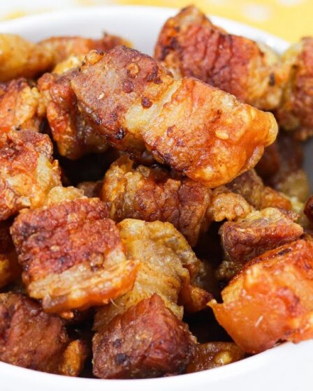 COMO FAZER TORRESMO CROCANTE E SEQUINHO NA AIR FRYER - ASSIM FICA MUITO FÁCIL!
