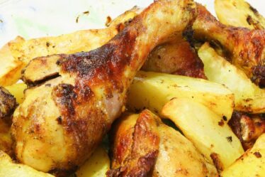 COXA COM BATATAS NA AIR FRYER SUPER SUCULENTAS - VOCÊ PRECISA TESTAR ESSA RECEITA
