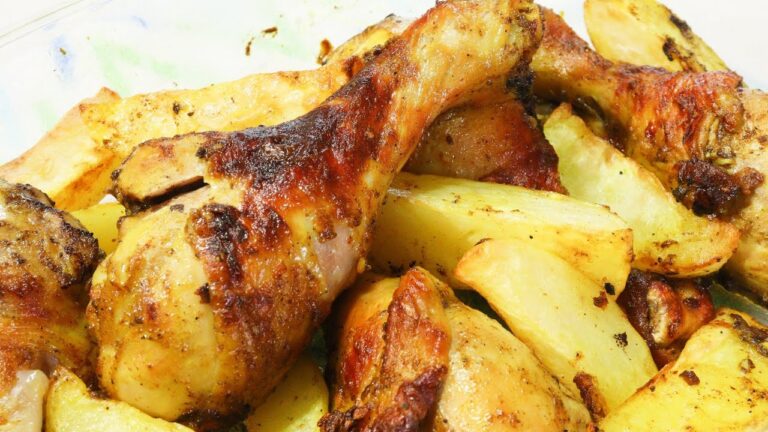COXA COM BATATAS NA AIR FRYER SUPER SUCULENTAS - VOCÊ PRECISA TESTAR ESSA RECEITA