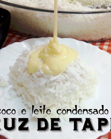 Cuscuz de Tapioca Muito Fácil | COCO E LEITE CONDENSADO