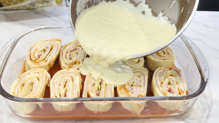 DELICIOSA RECEITA PARA QUEM NÃO TEM MUITO TEMPO NA COZINHA! FEITA COM MASSA DE PASTEL POUCOS MINUTOS