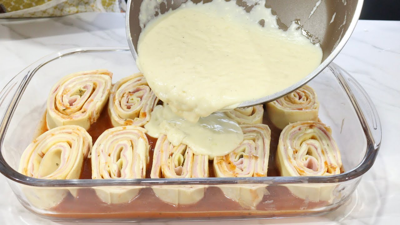 DELICIOSA RECEITA PARA QUEM NÃO TEM MUITO TEMPO NA COZINHA! FEITA COM MASSA DE PASTEL POUCOS MINUTOS