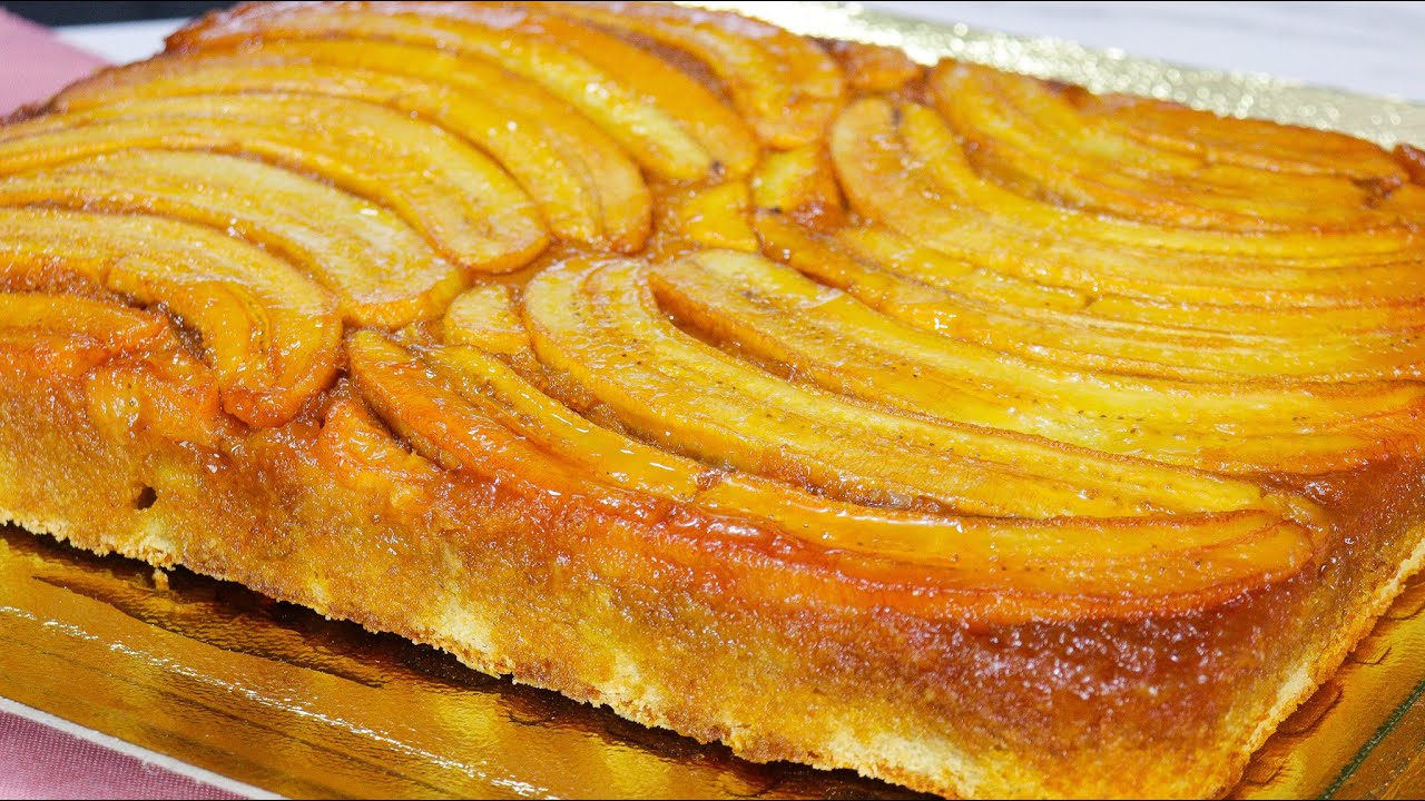 É ASSIM QUE FICA MEU BOLO DE BANANA CARAMELIZADO! MASSA PERFEITA - MUITO FOFINHA E SABOROSA