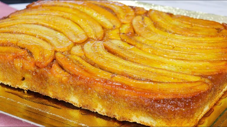 É ASSIM QUE FICA MEU BOLO DE BANANA CARAMELIZADO! MASSA PERFEITA - MUITO FOFINHA E SABOROSA