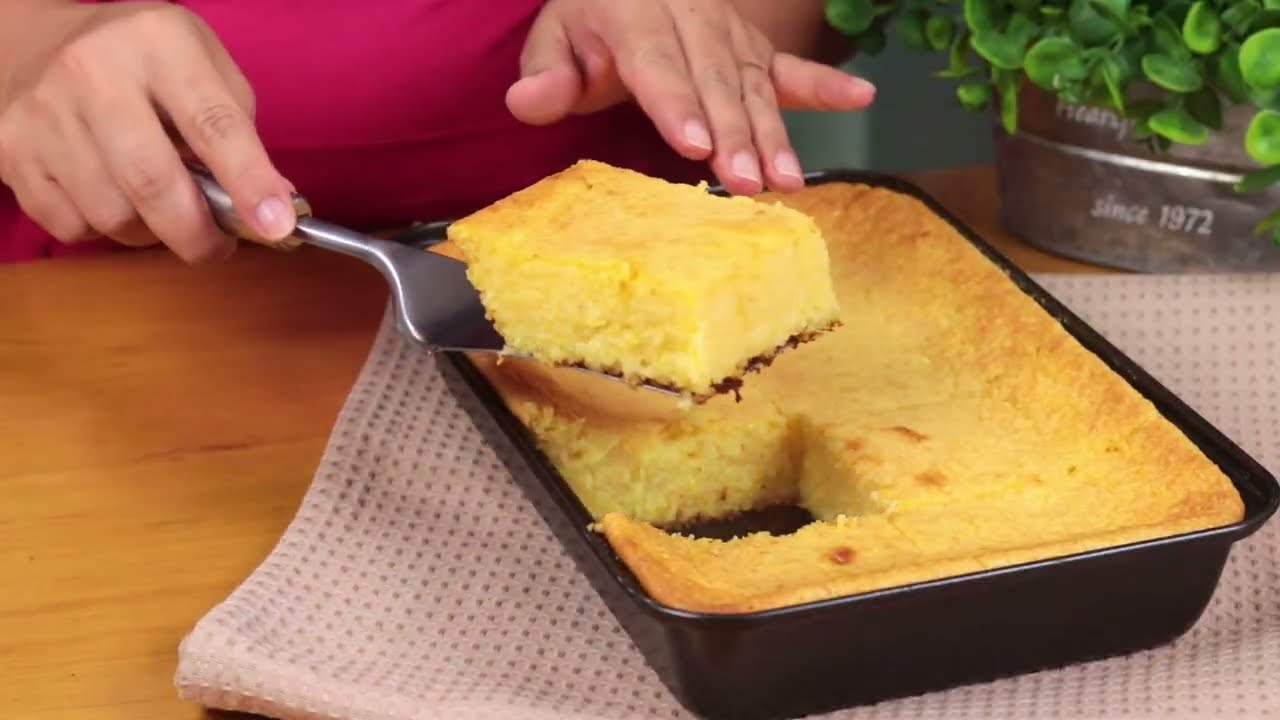 ESSE BOLO DE MILHO É DIFERENTE DE TODOS QUE VOCÊ JÁ FEZ | A TEXTURA VAI TE SURPREENDER