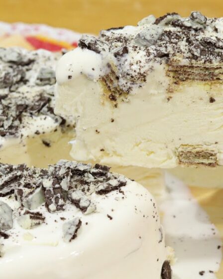 FAÇA A MELHOR TORTA SORVETE USANDO APENAS 3 INGREDIENTES SIMPLES! VOCÊ VAI QUERER FAZER TODDO DIA