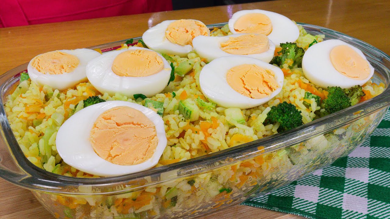FAÇA ESSE ARROZ COMPLETO AINDA HOJE - ALMOÇO OU JANTA COMPLETA EM POUCOS MINUTOS