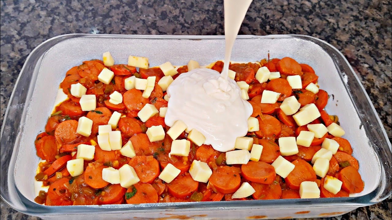 FAÇA SALSICHA ASSIM E TODOS VÃO TE ELOGIAR | receitas fáceis e rapidas |comida rápida fácil de fazer