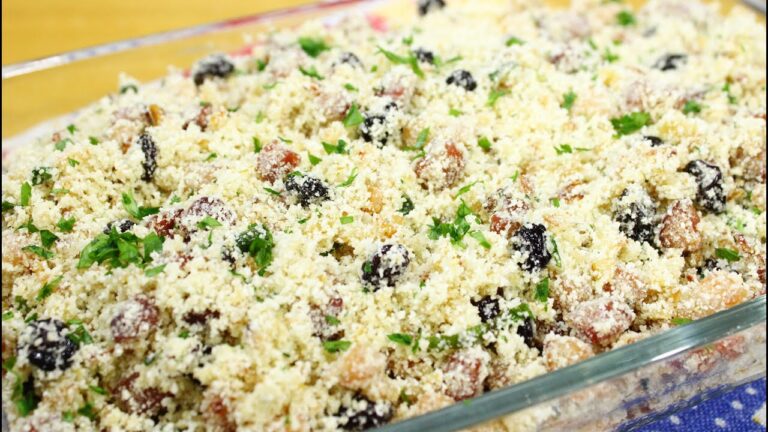 FAROFA DE NATAL ESPECIAL - MUITO SIMPLES E DELICIOSA!!
