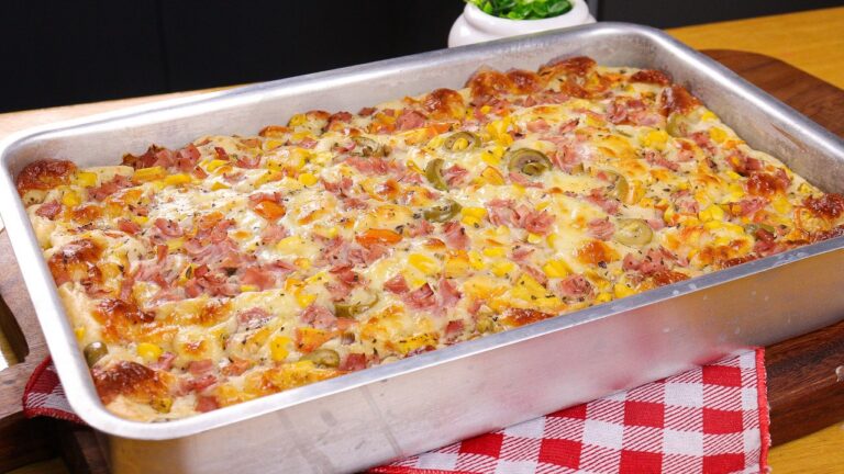 FIZ A MELHOR E MAIS FÁCIL TORTA DE LIQUIDIFICADOR PARA O LANCHE! VOCÊ FICARÁ SURPRESO COMO É FÁCIL