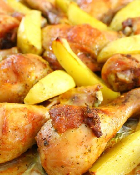 FRANGO ASSADO COM BATATAS SUPER PRÁTICO E DELICIOSO