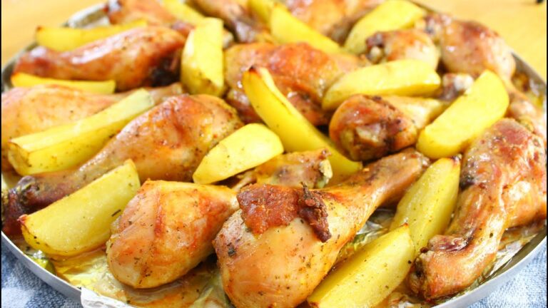 FRANGO ASSADO COM BATATAS SUPER PRÁTICO E DELICIOSO