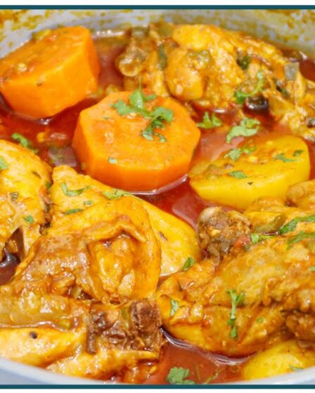 FRANGO COZIDO SIMPLES COM BATATAS | Nandu Andrade