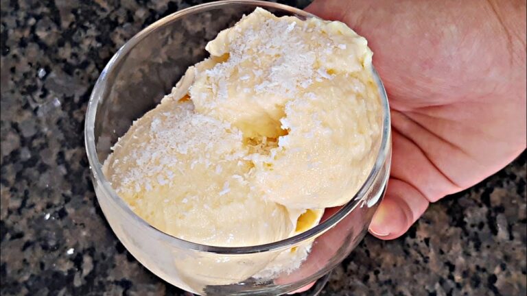 INCRÍVEL! SEM GELATINA, SEM BATEDEIRA FEITO EM 2 MINUTOS | receitas fáceis e rapidas | sorvete
