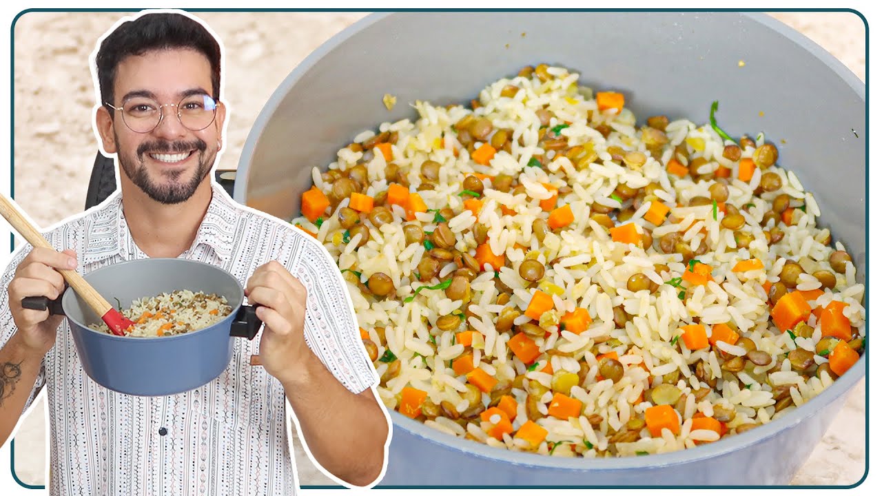 LENTILHA COZIDA EM 5 MINUTOS! LENTILHA COM ARROZ | Nandu Andrade
