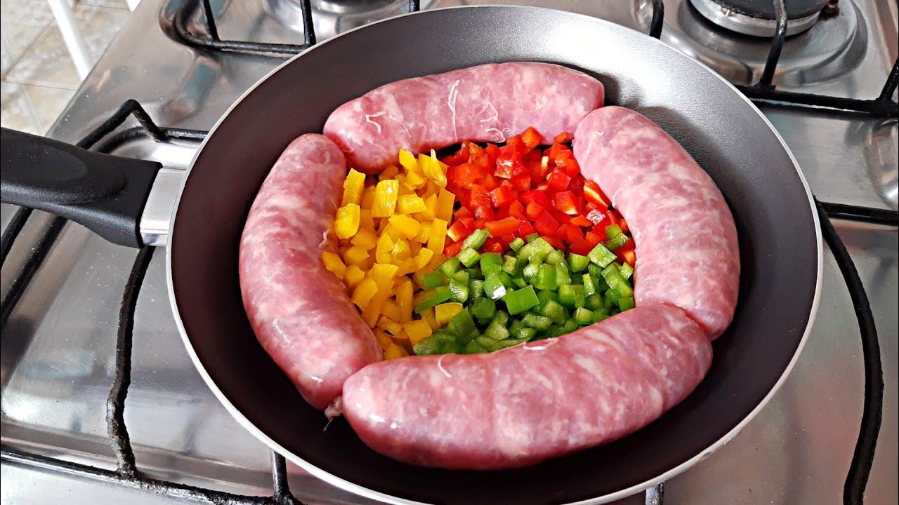 LINGUIÇA DE UM JEITO DIFERENTE | receitas fáceis e rapidas | Almoço | jantar | receitas com linguiça