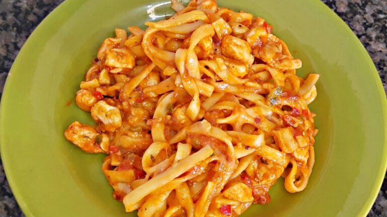 MACARRÃO COM FRANGO SUPER FÁCIL | receitas fáceis e rapidas |frango, janta