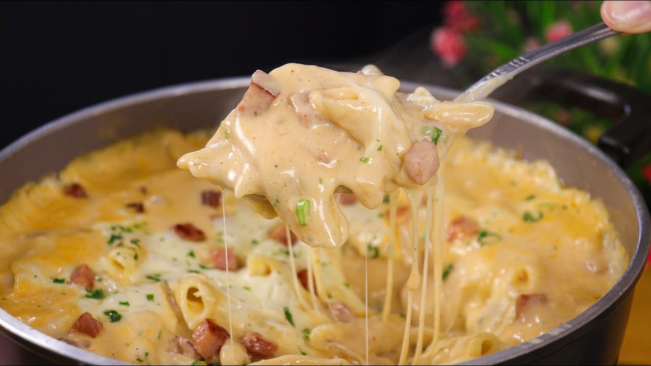 MACARRÃO CREMOSO NA PANELA FÁCIL PRA FAZER AINDA HOJE | TE ENSINO UM CREME LEVE E DELICIOSO