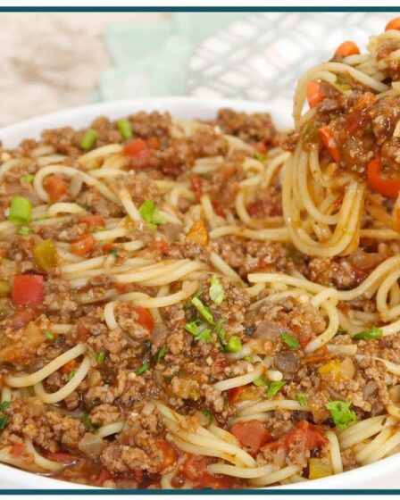 MACARRONADA DE CARNE MOÍDA SIMPLES E FÁCIL DE FAZER | Nandu Andrade