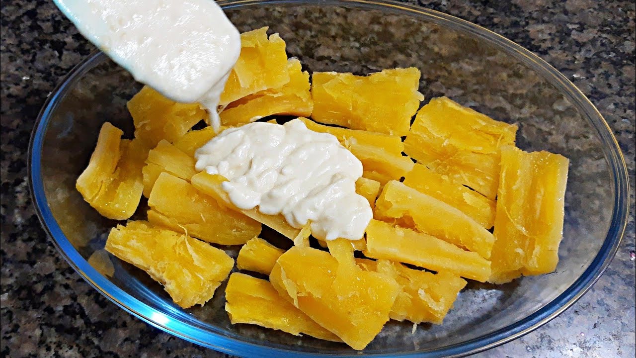 MANDIOCA DE UM JEITO DIFERENTE | receitas fáceis e rapidas |mandioca|aipim| macaxeira |Almoço jantar