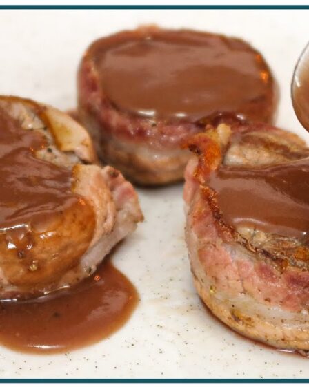 MEDALHÃO DE CARNE COM MOLHO MADEIRA FÁCIL E GOSTOSO | Nandu Andrade