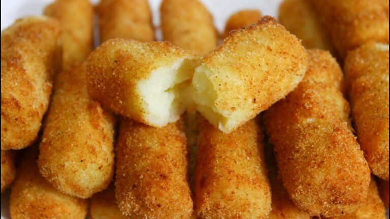 MELHOR QUE BATATA FRITA! VEJA O QUE EU FAÇO COM BATATA - VOCÊ PRECISA EXPERIMENTAR - CROQUETE FÁCIL