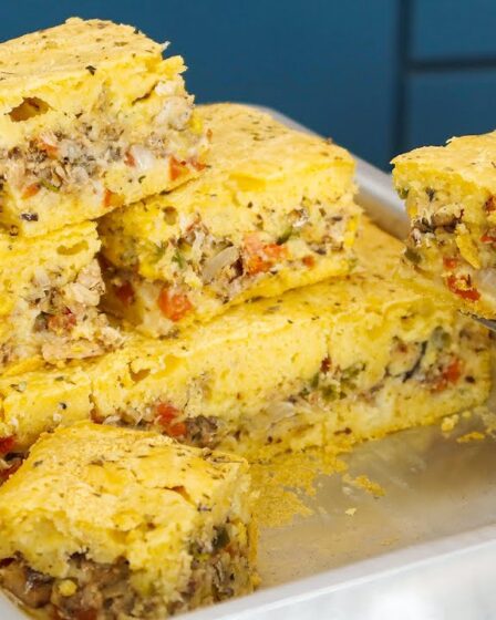 MELHOR TORTA DE SARDINHA DE LIQUIDIFICADOR FÁCIL E RÁPIDA