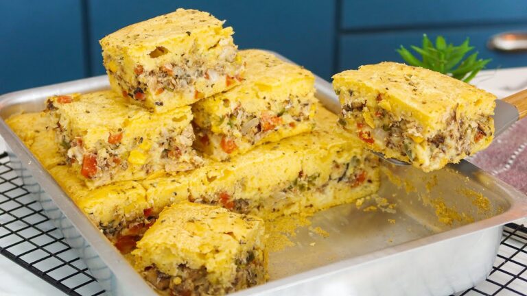 MELHOR TORTA DE SARDINHA DE LIQUIDIFICADOR FÁCIL E RÁPIDA