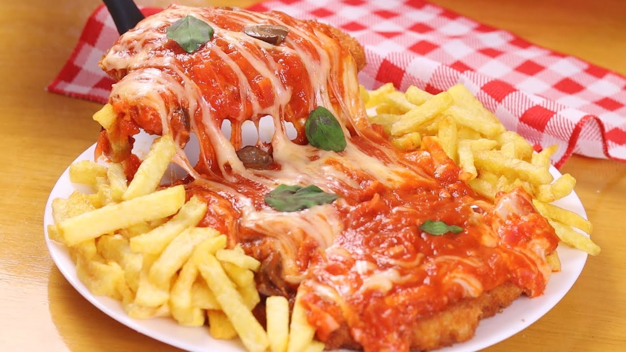MEU MARIDO QUER QUE EU FAÇA ESSA PARMEGIANA TODO DIA AGORA! CROSTA PERFEITA E O MOLHO MUITO CREMOSO
