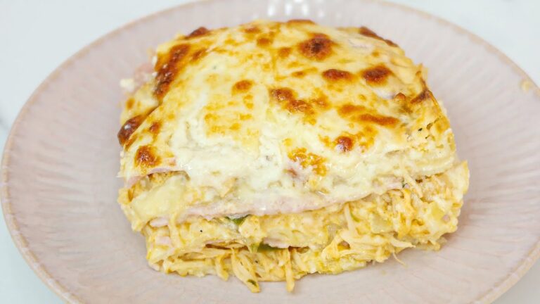 NÃO FAÇA LASANHA ANTES DE VER ESSA RECEITA DE LASANHA DE FRANGO COM MOLHO DE QUEIJO