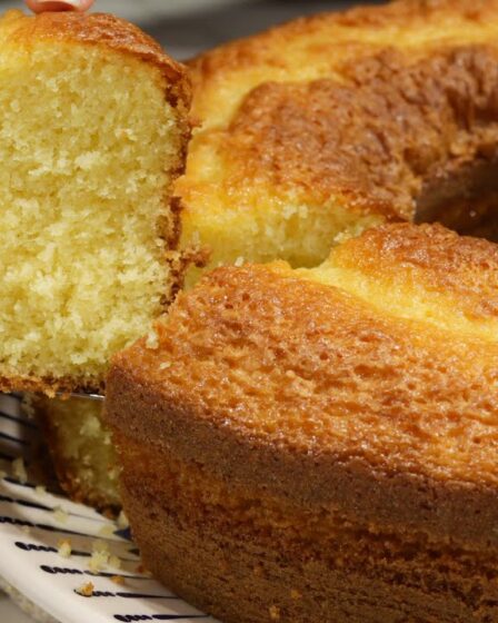 Não tem erro! Bolo de Laranja de fofinho para o Lanche - fácil e rápido feito no liquidificador