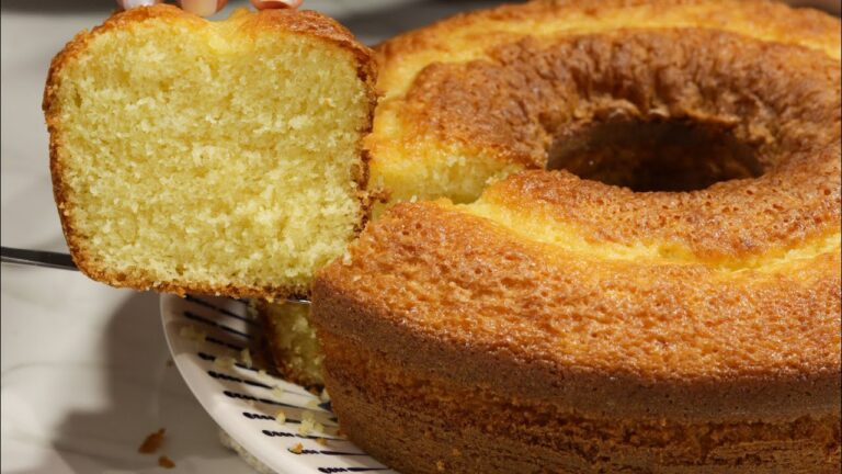 Não tem erro! Bolo de Laranja de fofinho para o Lanche - fácil e rápido feito no liquidificador