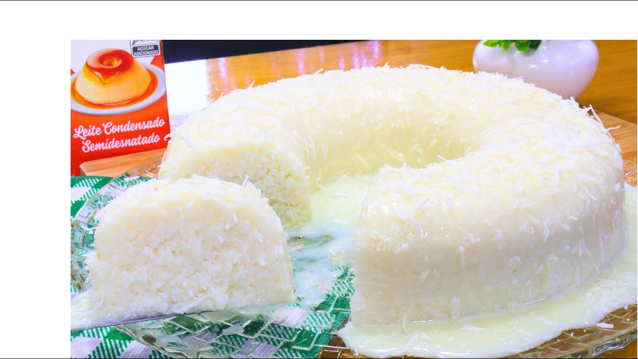 O BOLO DE TAPIOCA SEM FORNO MAIS FÁCIL QUE EXISTE - MEXEU TA PRONTO! MUITO MACIO E DELICIOSO! CUSCUZ
