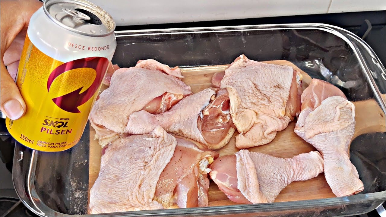 o FAMOSO Frango BÊBADO vai ser o MELHOR frango que você já comeu | receitas fáceis e rapidas| natal