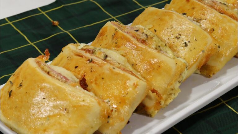O JEITO MAIS FÁCIL DE FAZER SALGADO DE LANCHONETE! LANCHE FÁCIL DE QUEIJO COM PRESUNDO
