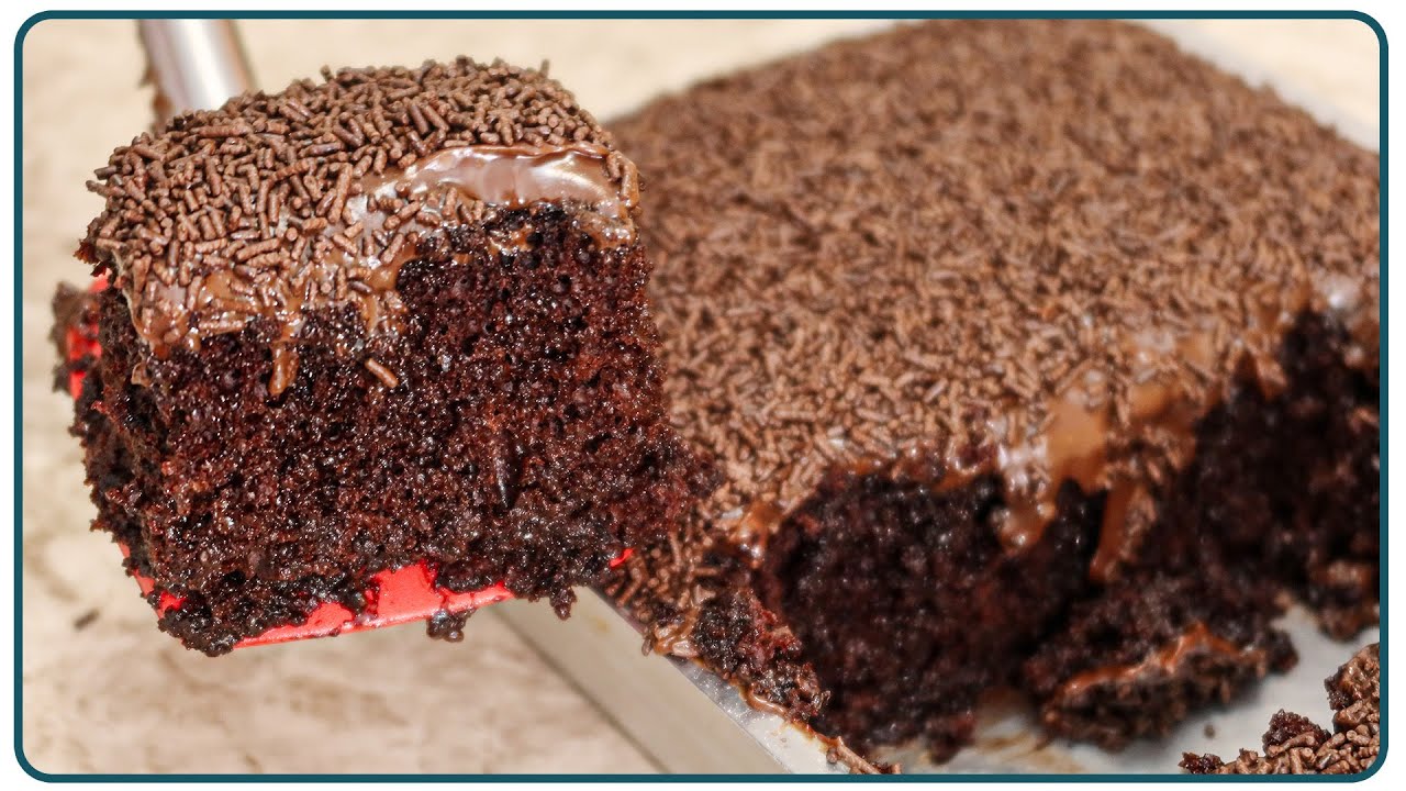 O MELHOR BOLO DE CHOCOLATE FÁCIL E RÁPIDO | Nandu Andrade